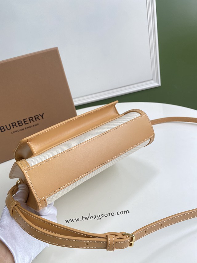 Burberry專門店新款小號撲克包 巴寶莉帆布托特包手提肩背女包 yxb1093